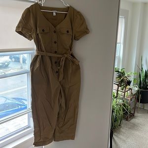 Short sleeve jumpsuit